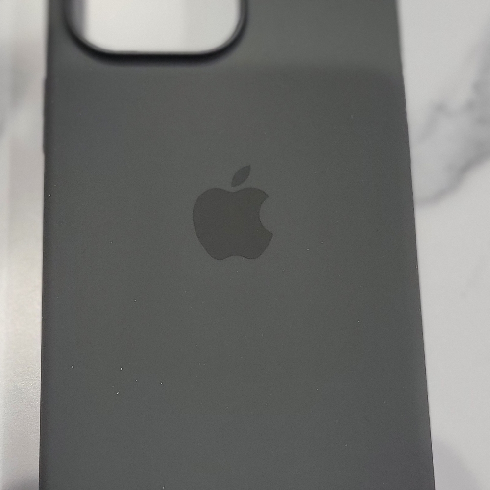 Apple iPhone 16 Pro Max Silicone Case w/MagSafe - Stone Gray - Picture 7 of 9